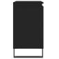 vidaXL Badschrank Schwarz 58x33x60 cm Holzwerkstoff vidaXL Badschrank Schwarz 58x33x60 cm Holzwerkstoff