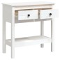 vidaXL Konsolentisch Weiß 75x35x75 cm Massivholz Kiefer vidaXL Konsolentisch Weiß 75x35x75 cm Massivholz Kiefer