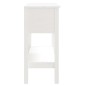 vidaXL Konsolentisch Weiß 75x35x75 cm Massivholz Kiefer vidaXL Konsolentisch Weiß 75x35x75 cm Massivholz Kiefer
