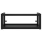 vidaXL Badezimmer Wand-Waschtischgestell Schwarz 79x38x31 cm Eisen vidaXL Badezimmer Wand-Waschtischgestell Schwarz 79x38x31 cm Eisen