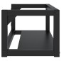 vidaXL Badezimmer Wand-Waschtischgestell Schwarz 79x38x31 cm Eisen vidaXL Badezimmer Wand-Waschtischgestell Schwarz 79x38x31 cm Eisen