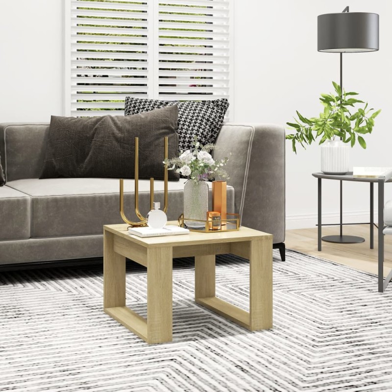 vidaXL Beistelltisch Sonoma-Eiche 50x50x35 cm Holzwerkstoff vidaXL Beistelltisch Sonoma-Eiche 50x50x35 cm Holzwerkstoff