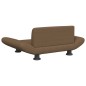 Hundebett Braun 70x45x28 cm Stoff Hundebett Braun 70x45x28 cm Stoff
