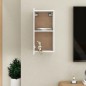 vidaXL TV-Schrank Weiß 30,5x30x60 cm Holzwerkstoff vidaXL TV-Schrank Weiß 30,5x30x60 cm Holzwerkstoff
