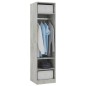 vidaXL Kleiderschrank Betongrau 50x50x200 cm Holzwerkstoff vidaXL Kleiderschrank Betongrau 50x50x200 cm Holzwerkstoff