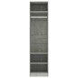 vidaXL Kleiderschrank Betongrau 50x50x200 cm Holzwerkstoff vidaXL Kleiderschrank Betongrau 50x50x200 cm Holzwerkstoff