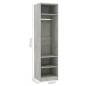 vidaXL Kleiderschrank Betongrau 50x50x200 cm Holzwerkstoff vidaXL Kleiderschrank Betongrau 50x50x200 cm Holzwerkstoff