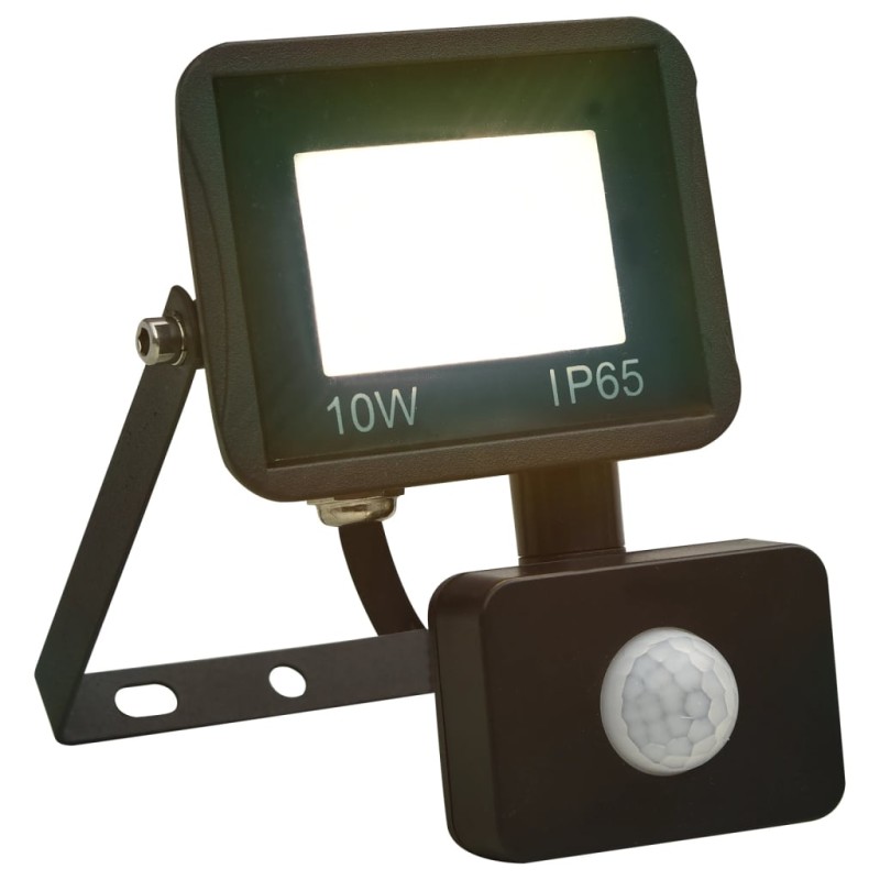 vidaXL LED-Fluter mit Sensor 10 W Kaltweiß vidaXL LED-Fluter mit Sensor 10 W Kaltweiß
