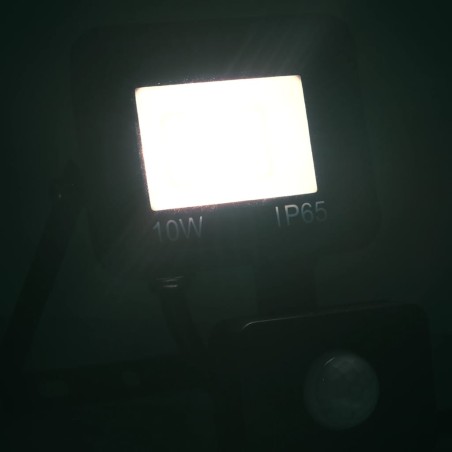 vidaXL LED-Fluter mit Sensor 10 W Kaltweiß