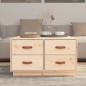 vidaXL Couchtisch 80x80x45 cm Massivholz Kiefer vidaXL Couchtisch 80x80x45 cm Massivholz Kiefer