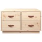 vidaXL Couchtisch 80x80x45 cm Massivholz Kiefer vidaXL Couchtisch 80x80x45 cm Massivholz Kiefer