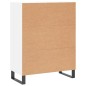 vidaXL Sideboard Weiß 69,5x34x90 cm Holzwerkstoff vidaXL Sideboard Weiß 69,5x34x90 cm Holzwerkstoff