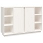 vidaXL Sideboard Weiß 120x35x80 cm Massivholz Kiefer vidaXL Sideboard Weiß 120x35x80 cm Massivholz Kiefer