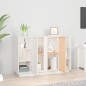 vidaXL Sideboard Weiß 120x35x80 cm Massivholz Kiefer vidaXL Sideboard Weiß 120x35x80 cm Massivholz Kiefer