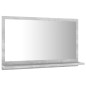 vidaXL Badspiegel Betongrau 60x10,5x37 cm Holzwerkstoff vidaXL Badspiegel Betongrau 60x10,5x37 cm Holzwerkstoff