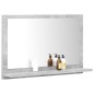 vidaXL Badspiegel Betongrau 60x10,5x37 cm Holzwerkstoff vidaXL Badspiegel Betongrau 60x10,5x37 cm Holzwerkstoff