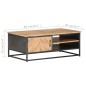 vidaXL Couchtisch 90x50x35 cm Massivholz Akazie vidaXL Couchtisch 90x50x35 cm Massivholz Akazie