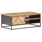 vidaXL Couchtisch 90x50x35 cm Massivholz Akazie vidaXL Couchtisch 90x50x35 cm Massivholz Akazie
