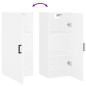 vidaXL Wandschrank Weiß 34,5x34x90 cm vidaXL Wandschrank Weiß 34,5x34x90 cm