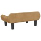Hundebett Braun 70x40x24 cm Samt Hundebett Braun 70x40x24 cm Samt
