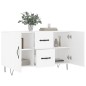 vidaXL Sideboard Weiß 100x36x60 cm Holzwerkstoff vidaXL Sideboard Weiß 100x36x60 cm Holzwerkstoff