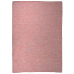 vidaXL Outdoor-Teppich Flachgewebe 160x230 cm Rot