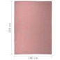 vidaXL Outdoor-Teppich Flachgewebe 160x230 cm Rot vidaXL Outdoor-Teppich Flachgewebe 160x230 cm Rot