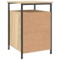 vidaXL Nachttisch Sonoma-Eiche 40x42x60 cm Holzwerkstoff vidaXL Nachttisch Sonoma-Eiche 40x42x60 cm Holzwerkstoff