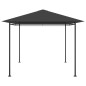 vidaXL Pavillon 384x281x270 cm Anthrazit 180 g/m² vidaXL Pavillon 384x281x270 cm Anthrazit 180 g/m²