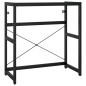 vidaXL Badezimmer Waschtischgestell Schwarz 79x38x83 cm Eisen vidaXL Badezimmer Waschtischgestell Schwarz 79x38x83 cm Eisen