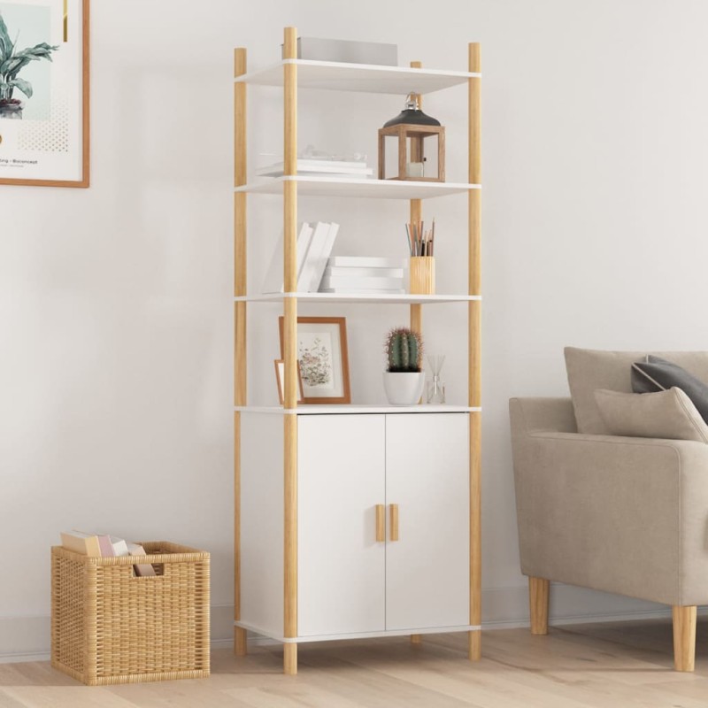 vidaXL Highboard Weiß 60x40x173 cm Holzwerkstoff vidaXL Highboard Weiß 60x40x173 cm Holzwerkstoff