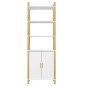 vidaXL Highboard Weiß 60x40x173 cm Holzwerkstoff vidaXL Highboard Weiß 60x40x173 cm Holzwerkstoff