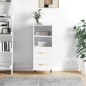 vidaXL Sideboard Weiß 34,5x34x90 cm Holzwerkstoff vidaXL Sideboard Weiß 34,5x34x90 cm Holzwerkstoff