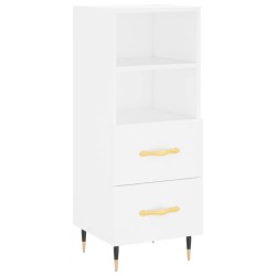 vidaXL Sideboard Weiß 34,5x34x90 cm Holzwerkstoff
