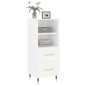vidaXL Sideboard Weiß 34,5x34x90 cm Holzwerkstoff vidaXL Sideboard Weiß 34,5x34x90 cm Holzwerkstoff