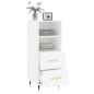 vidaXL Sideboard Weiß 34,5x34x90 cm Holzwerkstoff vidaXL Sideboard Weiß 34,5x34x90 cm Holzwerkstoff