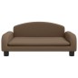 Hundebett Braun 70x45x30 cm Stoff Hundebett Braun 70x45x30 cm Stoff