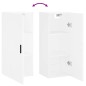 vidaXL Wandschrank Weiß 34,5x34x90 cm vidaXL Wandschrank Weiß 34,5x34x90 cm