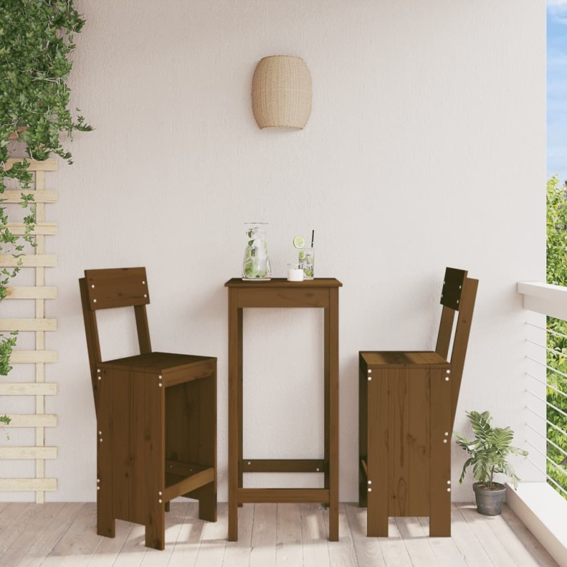 vidaXL Barhocker 2 Stk. Honigbraun 40x48,5x115,5 cm Massivholz Kiefer vidaXL Barhocker 2 Stk. Honigbraun 40x48,5x115,5 cm Massivholz Kiefer
