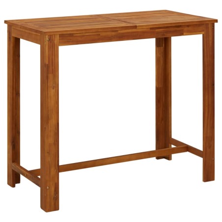 vidaXL Bartisch Akazienholz Massiv 120 x 60 x 105 cm
