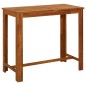 vidaXL Bartisch Akazienholz Massiv 120 x 60 x 105 cm vidaXL Bartisch Akazienholz Massiv 120 x 60 x 105 cm