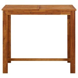 vidaXL Bartisch Akazienholz Massiv 120 x 60 x 105 cm