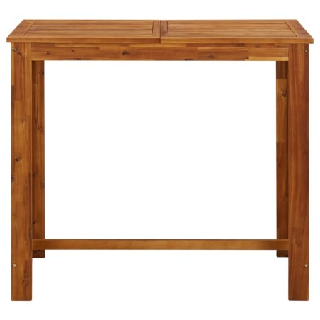 vidaXL Bartisch Akazienholz Massiv 120 x 60 x 105 cm