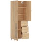 vidaXL Highboard Sonoma-Eiche 69,5x34x180 cm Holzwerkstoff vidaXL Highboard Sonoma-Eiche 69,5x34x180 cm Holzwerkstoff