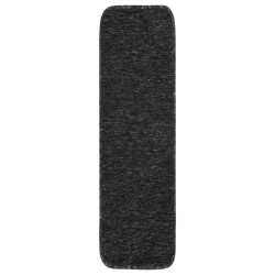 vidaXL Antirutsch Stufenmatten 15 Stk. 75x20 cm Anthrazit Rechteckig