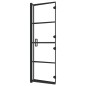 vidaXL Faltbare Duschkabine ESG 100x140 cm Schwarz vidaXL Faltbare Duschkabine ESG 100x140 cm Schwarz