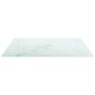 vidaXL Tischplatte Weiß 50x50 cm 6 mm Hartglas in Marmoroptik vidaXL Tischplatte Weiß 50x50 cm 6 mm Hartglas in Marmoroptik
