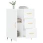 vidaXL Sideboard Weiß 69,5x34x90 cm Holzwerkstoff vidaXL Sideboard Weiß 69,5x34x90 cm Holzwerkstoff