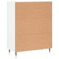 vidaXL Sideboard Weiß 69,5x34x90 cm Holzwerkstoff vidaXL Sideboard Weiß 69,5x34x90 cm Holzwerkstoff