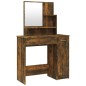vidaXL Schminktisch mit Spiegel Räuchereiche 86,5x35x136 cm vidaXL Schminktisch mit Spiegel Räuchereiche 86,5x35x136 cm